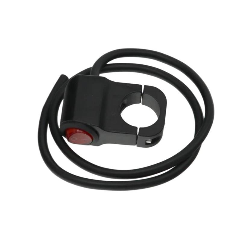 JIOEWS Griffschalter Motorrad Universal Motorrad 12V Schwarz Schalter Aluminium-Legierung Lenker Scheinwerfer Nebel Spot Licht EIN Aus Schalter Lenker Steuerschalter von JIOEWS