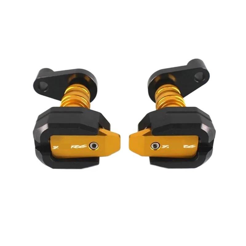 JIOEWS Motorrad Crash-Kappen Für YA&MA&HA Für R6 2003 2005 2004 Motorrad CNC Absturzsicherung Rahmen Slider Verkleidungsschutz Crash Pad Protector Crashpads Protektoren(3) von JIOEWS