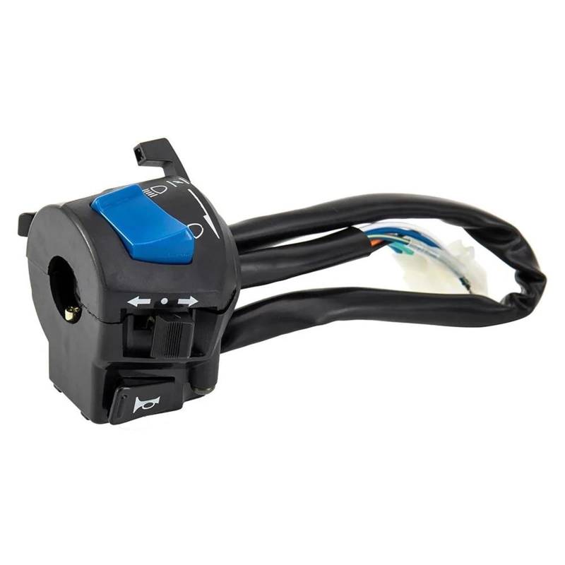 JIOEWS Motorrad Schalter Control 1 Paar 7/8-Zoll-Universal-Motorradhupen-Blinker-Scheinwerfer-Steuerschalter Motorrad-Lenkerschaltersteuerung Griffschalter Motorrad(2) von JIOEWS