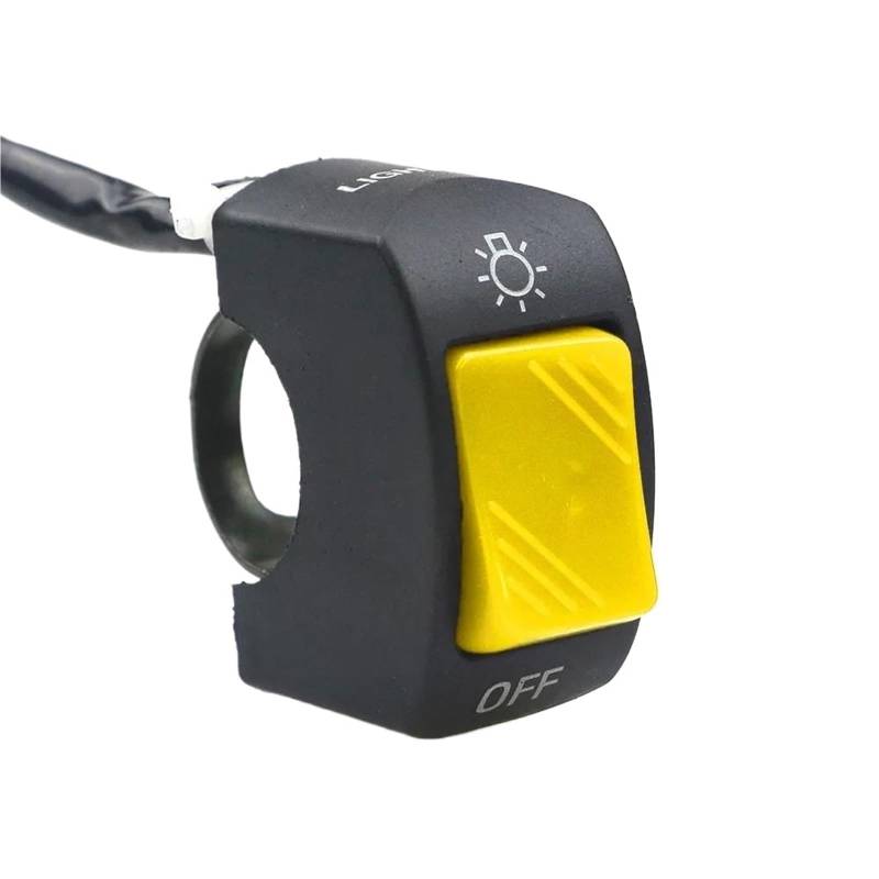 JIOEWS Motorrad Schalter Control 12V 7/8" Universal Motorrad EIN/Aus Schalter Motorrad Roller Zweite-Linie Scheinwerfer Lenker Schalter Moto Zubehör Griffschalter Motorrad(2) von JIOEWS
