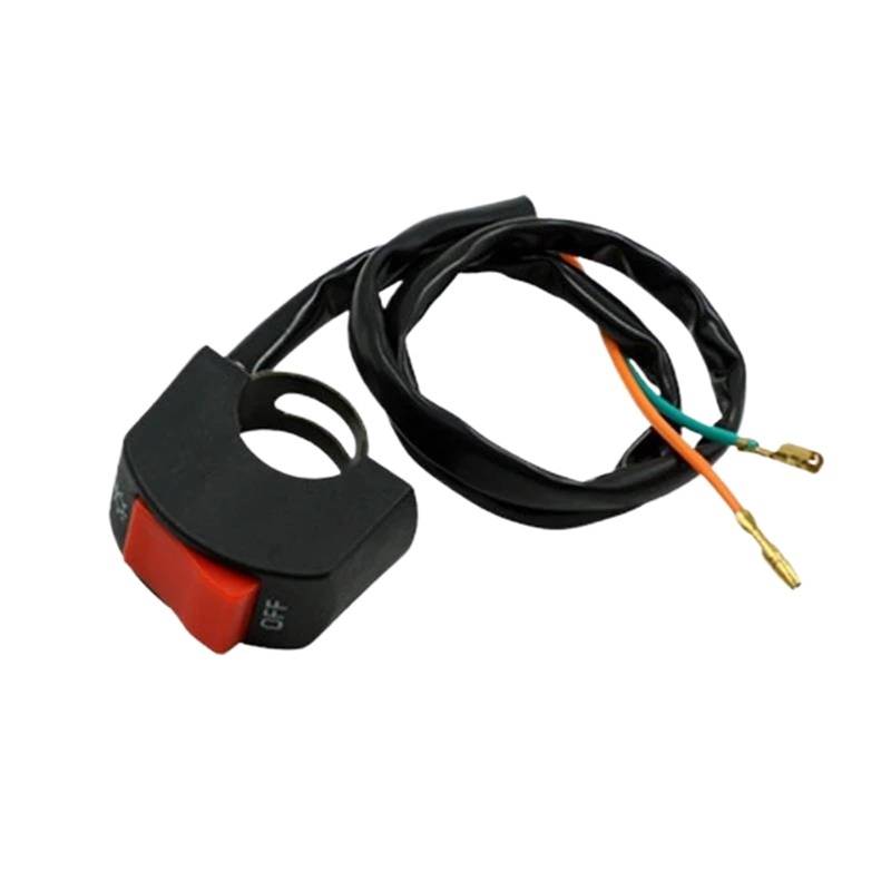 JIOEWS Motorrad Schalter Control 12V 7/8" Universal Motorrad EIN/Aus Schalter Motorrad Roller Zweite-Linie Scheinwerfer Lenker Schalter Moto Zubehör Griffschalter Motorrad(7) von JIOEWS