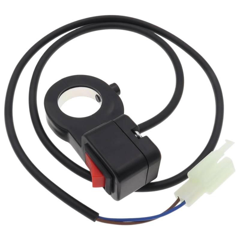 JIOEWS Motorrad Schalter Control 7/8" 22mm Motorrad ATV Fahrradlenker Warnblinklicht ON Off Kill Button Schalter Griffschalter Motorrad von JIOEWS