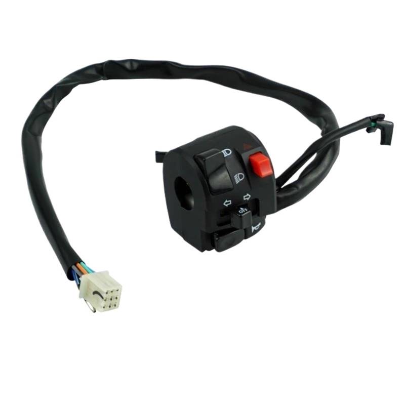 JIOEWS Motorrad Schalter Control 7/8 "22mm Motorrad Schalter Horn Blinker Elektrische Nebel Lampe Licht Overlight Start Töten Lenker Controller Schalter Taste Schalterelement(3) von JIOEWS