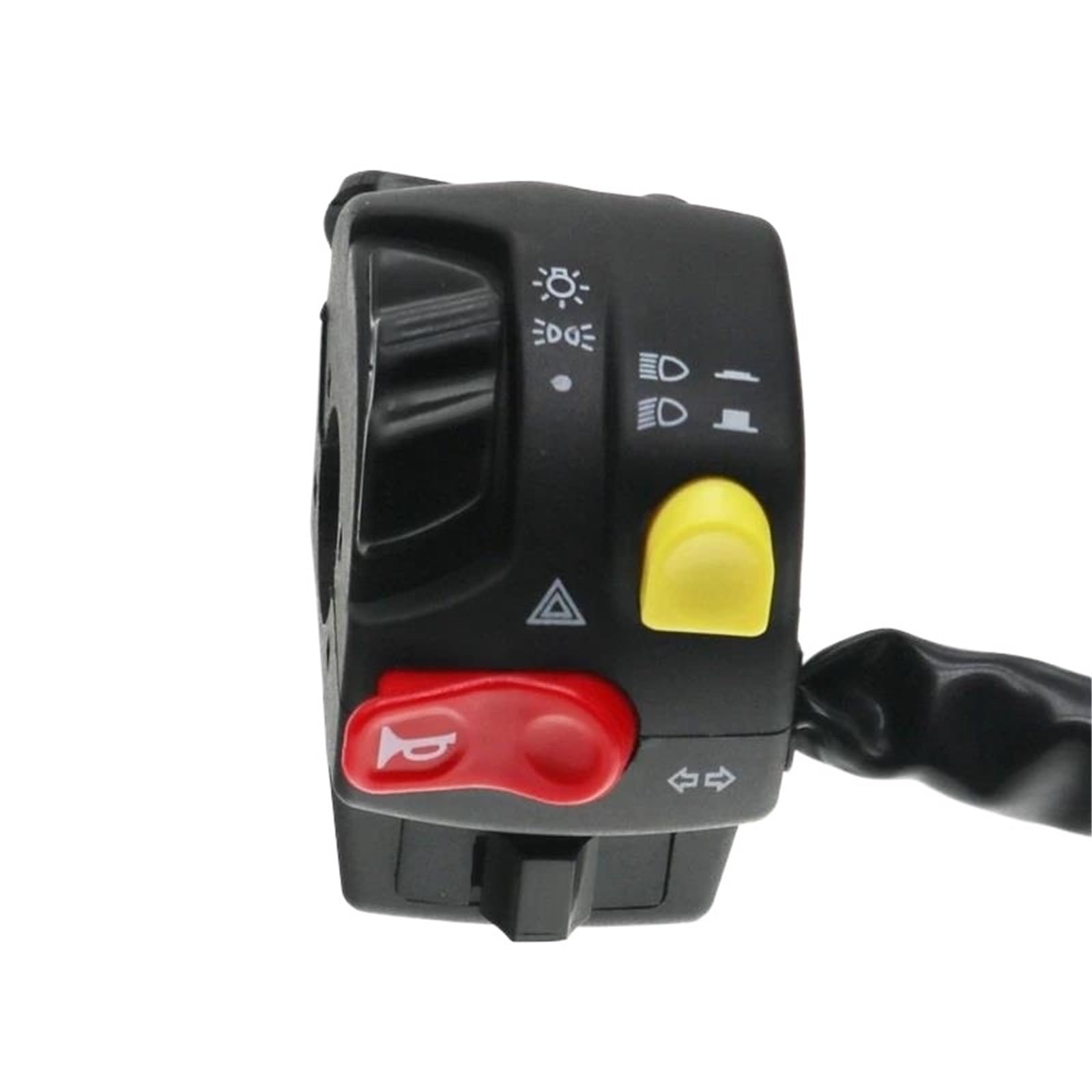 JIOEWS Motorrad Schalter Control 7/8 "Motorrad Lenker Schalter Montage Hupe Fern/Abblendlicht Scheinwerfer Nebel Licht Warnung Licht Druckschalter Schalterelement JIOEWS Motorrad Schalter Control 7/8 "Motorrad Lenker Schalter Montage Hupe Fern/Abblendlicht Scheinwerfer Nebel Licht Warnung Licht Druckschalter Schalterelement von JIOEWS
