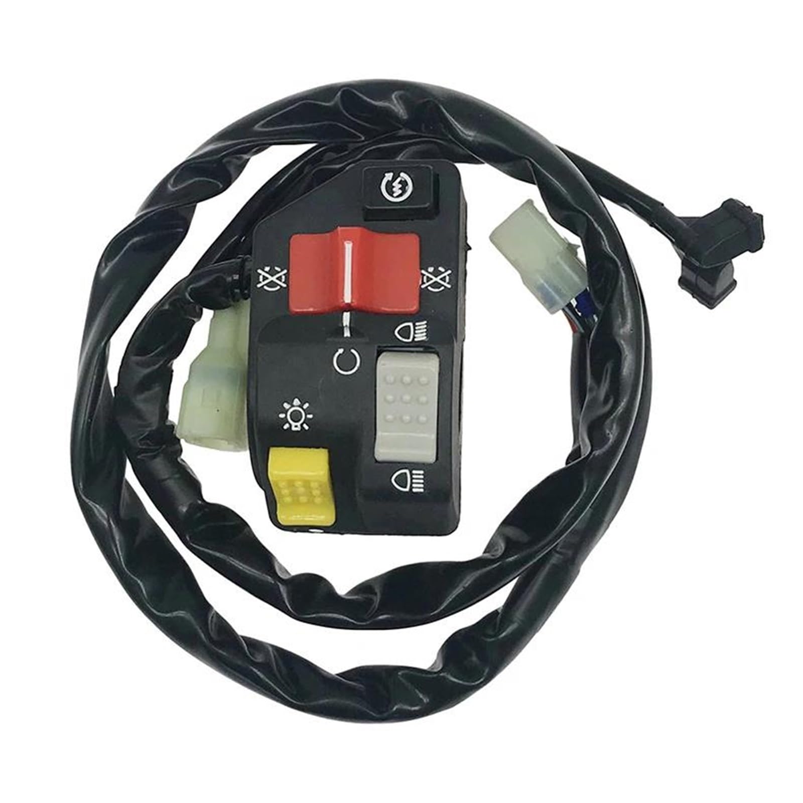 JIOEWS Motorrad Schalter Control Lenker Kill Switch Start Stop Scheinwerfer Für Sportrax TRX400EX 1999-2004 Schalterelement JIOEWS Motorrad Schalter Control Lenker Kill Switch Start Stop Scheinwerfer Für Sportrax TRX400EX 1999-2004 Schalterelement von JIOEWS