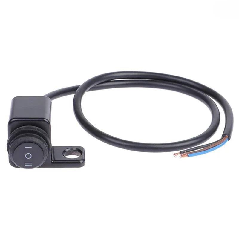 JIOEWS Motorrad Schalter Control Modifizierte Motorradschalter, Kunststoff-Rückspiegelsockel, Scheinwerfer, Scheinwerfer, Doppelt Blinkende Multifunktionsschalter Schalterelement(3) von JIOEWS