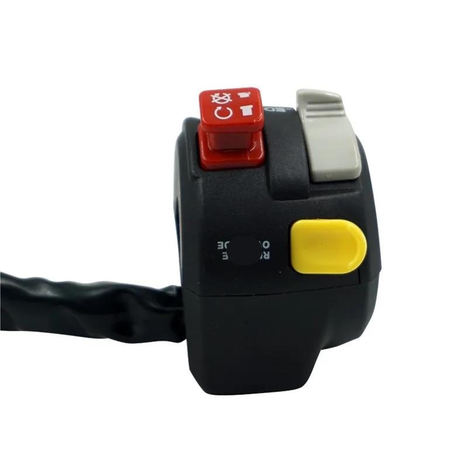 JIOEWS Motorrad Schalter Control Motorrad 7 Funktion Lenkerschalter Modifizierter Schalter Scheinwerfer Lenkhorn Dirt Bike ATV Modifikationsteile Schalterelement JIOEWS Motorrad Schalter Control Motorrad 7 Funktion Lenkerschalter Modifizierter Schalter Scheinwerfer Lenkhorn Dirt Bike ATV Modifikationsteile Schalterelement von JIOEWS