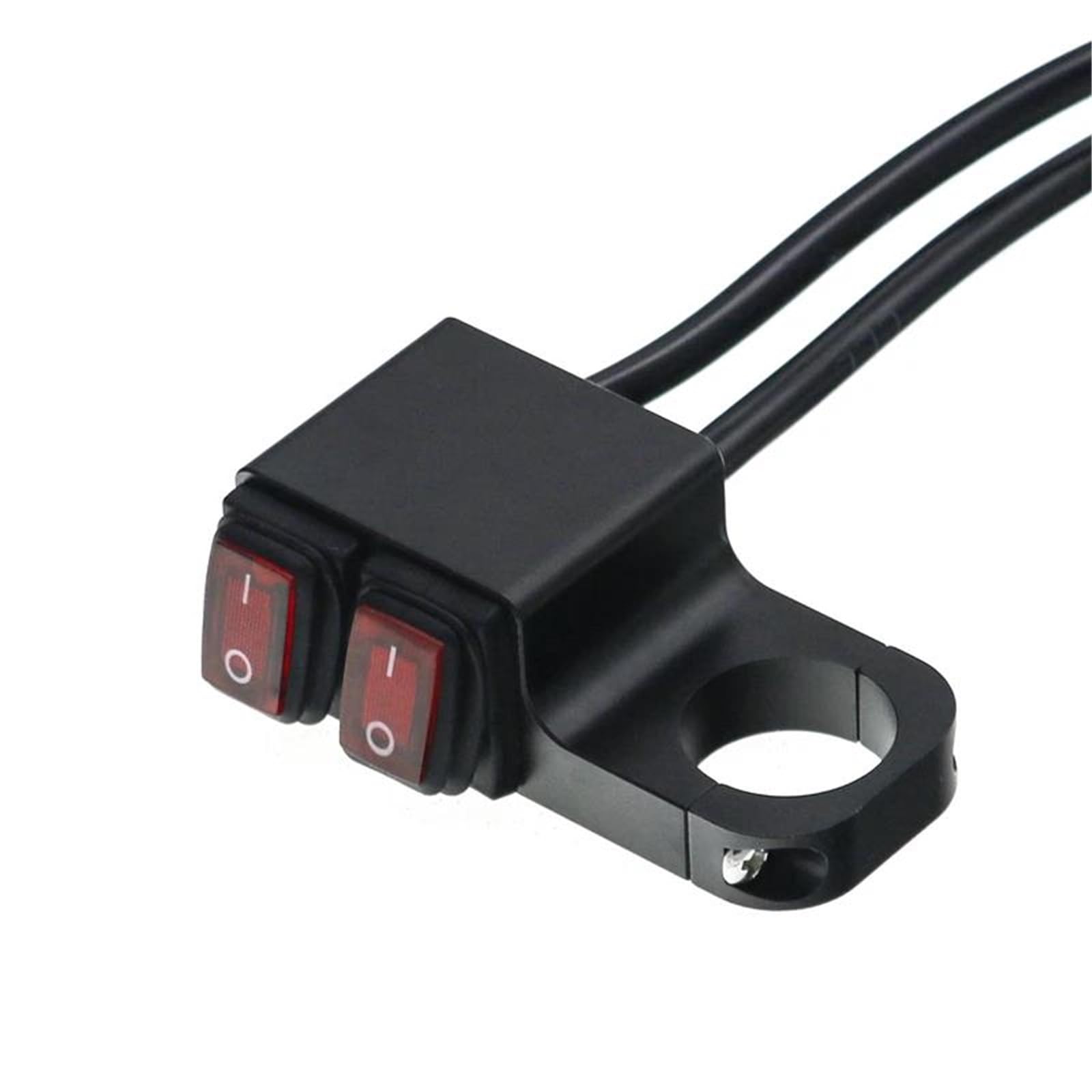 JIOEWS Motorrad Schalter Control Motorrad ATV 22mm Lenker Doppel Control Kill Button Schalter Scheinwerfer Gefahr Bremse Nebel Licht Schalter Griffschalter Motorrad(2) von JIOEWS