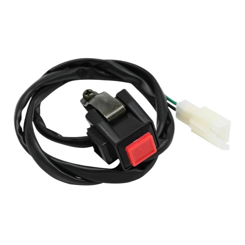 JIOEWS Motorrad Schalter Control Motorrad ATV Lenker Schalter EIN/AUS Starter Flammendurchschlag-Taste Für Kawasaki Griffschalter Motorrad(3) von JIOEWS