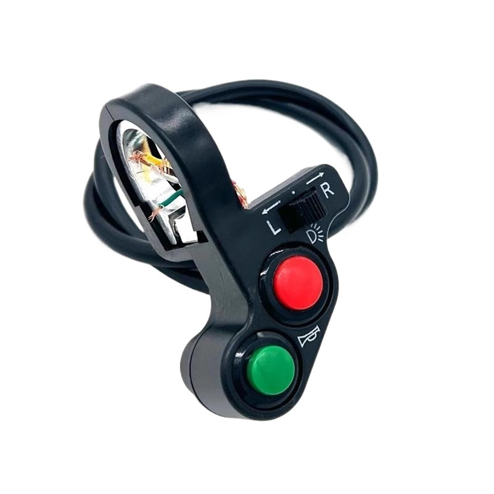 JIOEWS Motorrad Schalter Control Motorrad Geändert Lenker Schalter Blinker Scheinwerfer Horn Montieren Taste DIY Griff Bar Schalter Universal Griffschalter Motorrad JIOEWS Motorrad Schalter Control Motorrad Geändert Lenker Schalter Blinker Scheinwerfer Horn Montieren Taste DIY Griff Bar Schalter Universal Griffschalter Motorrad von JIOEWS