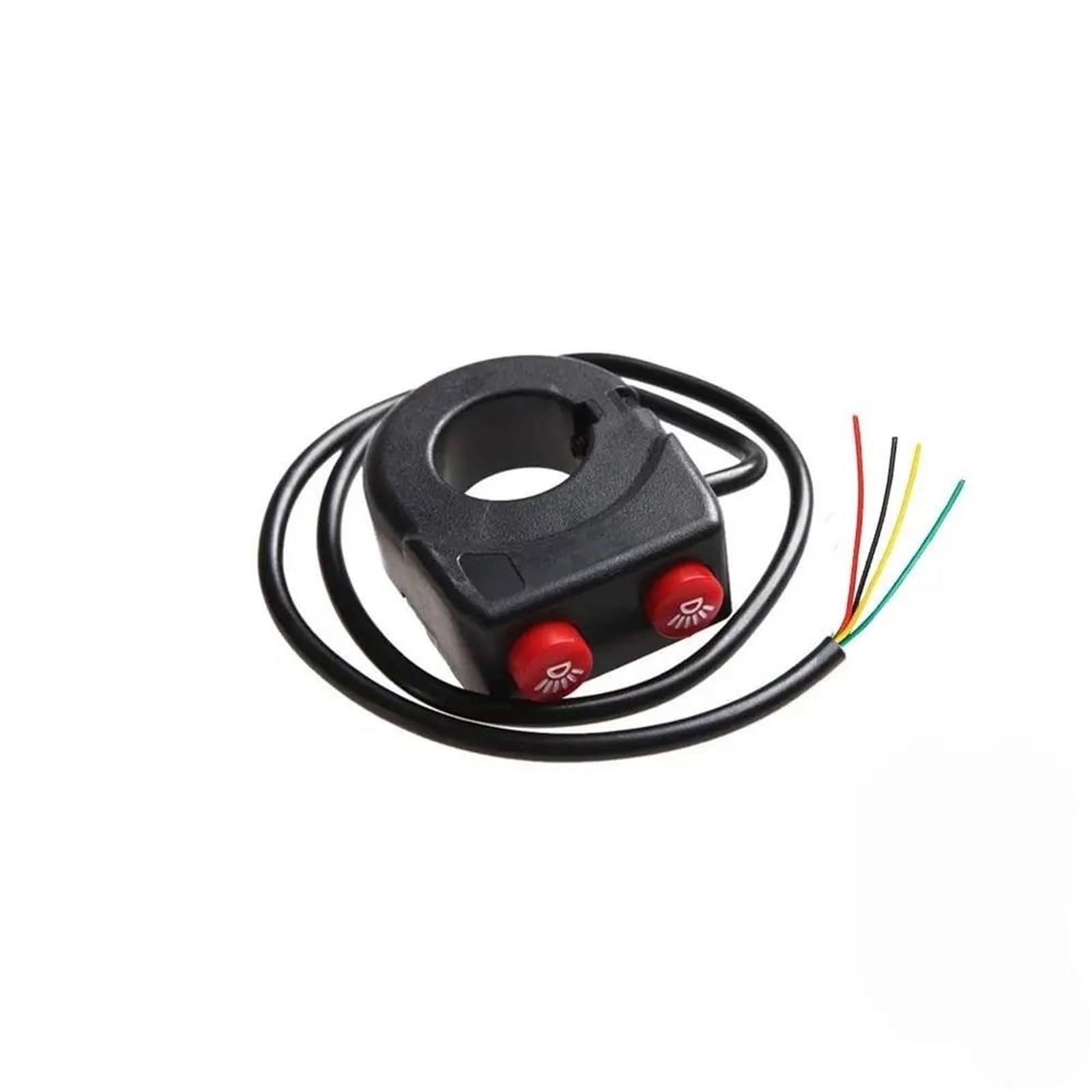 JIOEWS Motorrad Schalter Control Motorrad Kombination Schalter Moto Licht Controller Licht Anzeige Schalter Lenker Licht Control Taste Lenker Refit Schalterelement(3) von JIOEWS