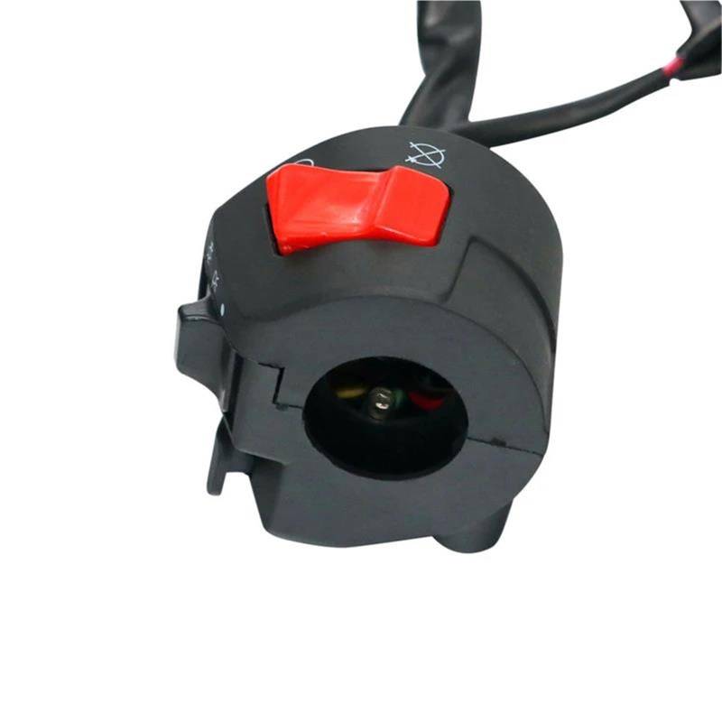 JIOEWS Motorrad Schalter Control Motorrad Lenker Halter Schalter Links Rechts Schalter Horn Blinker Scheinwerfer Elektrische Starter Lenker Controller Schalter Griffschalter Motorrad von JIOEWS