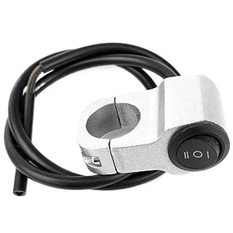 JIOEWS Motorrad Schalter Control Motorrad-Lenker-Scheinwerfer-EIN/Aus-Schalter, Lichttaste, Nebelscheinwerfer-Schalter Aus Aluminiumlegierung Schalterelement(3) von JIOEWS