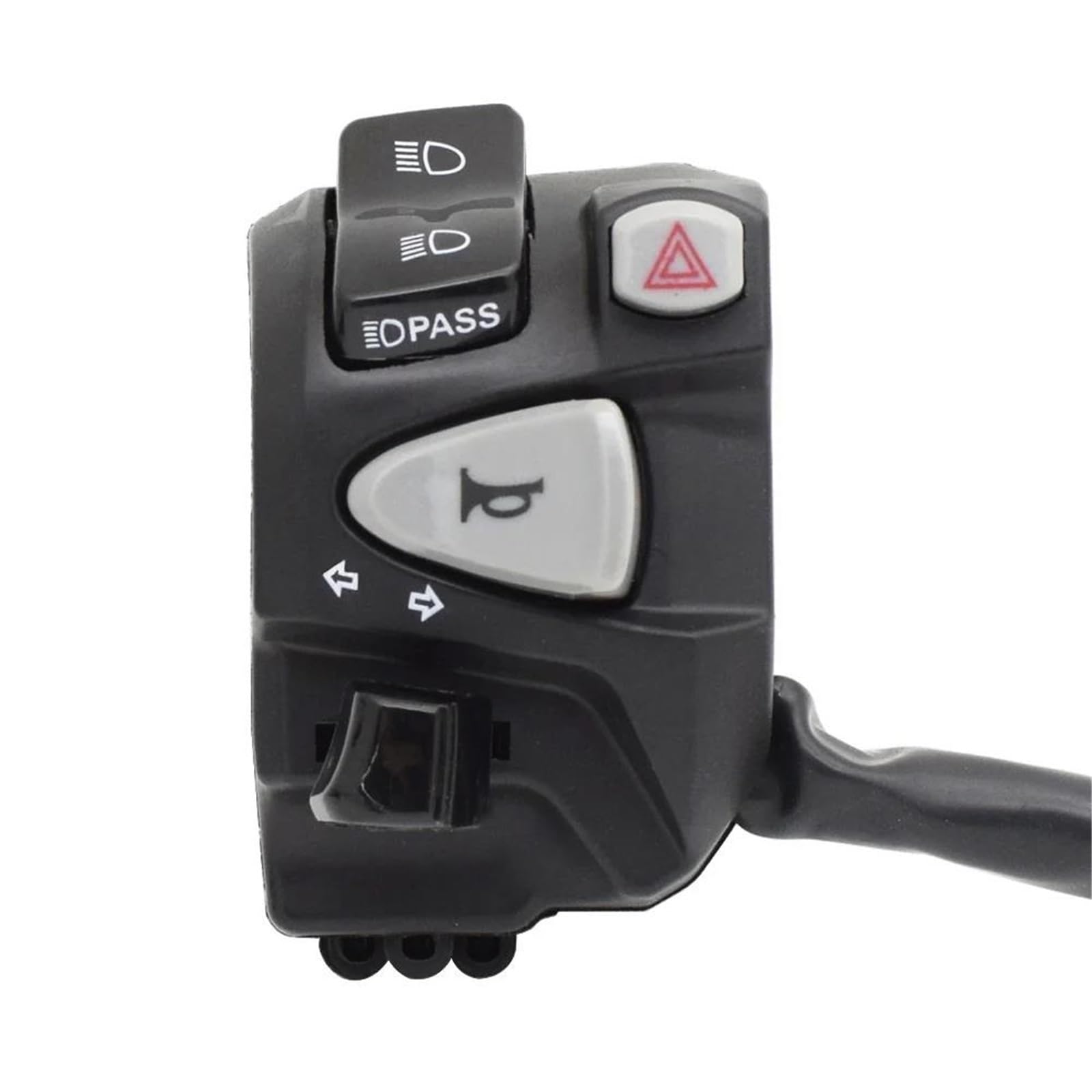 JIOEWS Motorrad Schalter Control Motorrad-Lenker-Steuerschalter, Horn-Scheinwerfer-Blinkerschalter-Taste Mit Blinker Für Click 150 Schalterelement JIOEWS Motorrad Schalter Control Motorrad-Lenker-Steuerschalter, Horn-Scheinwerfer-Blinkerschalter-Taste Mit Blinker Für Click 150 Schalterelement von JIOEWS