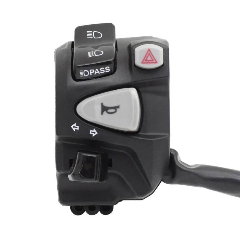 JIOEWS Motorrad Schalter Control Motorrad-Lenker-Steuerschalter, Horn-Scheinwerfer-Blinkerschalter-Taste Mit Blinker Für Click 150 Schalterelement von JIOEWS