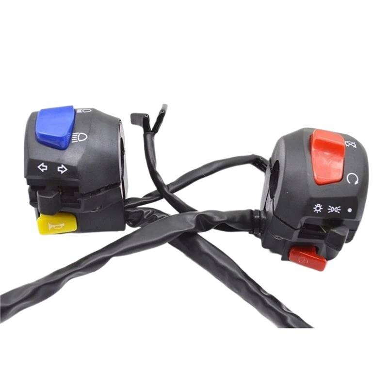 JIOEWS Motorrad Schalter Control Motorrad-Lenkerschalterbaugruppe Für Suzuki Für GS125 GN125 Schalterelement(4) von JIOEWS
