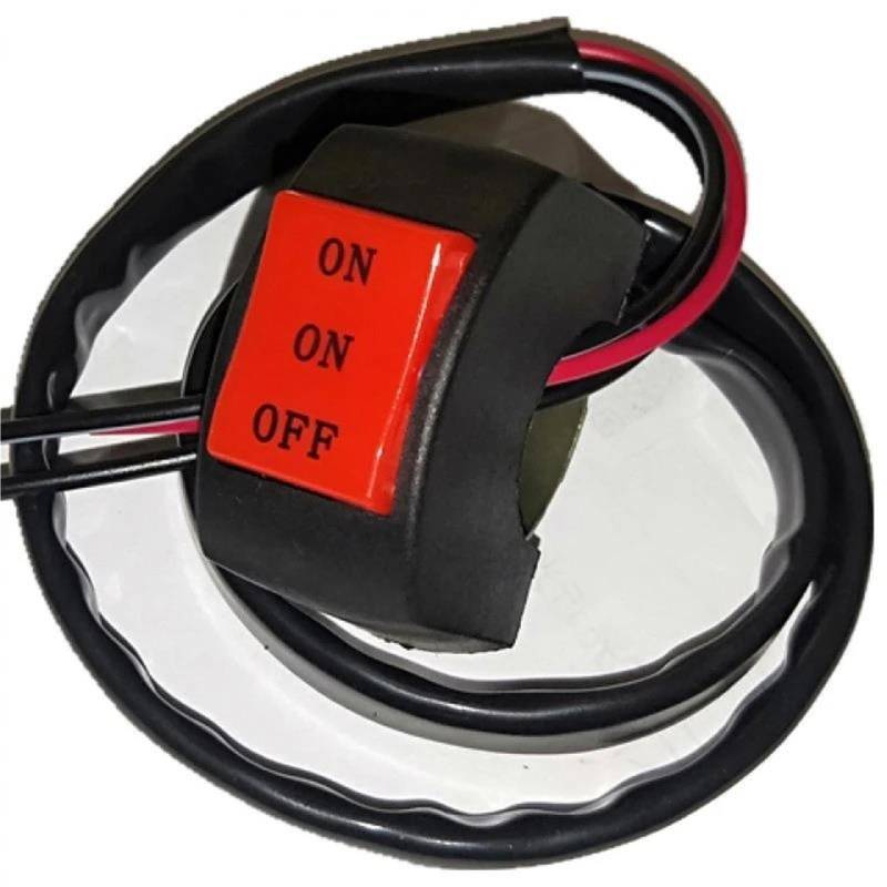 JIOEWS Motorrad Schalter Control Motorrad Schalter Fahrrad Roller Lenker EIN-EIN-AUS Scheinwerfer Nebel Spot Licht Abblendlicht Schalter Griffschalter Motorrad von JIOEWS