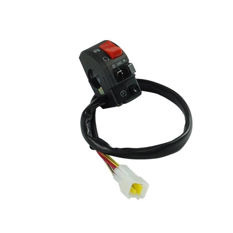 JIOEWS Motorrad Schalter Control Motorrad Schalter Motorrad Hupe Taste Blinker Elektrische Nebel Lampe Licht Start Lenker Controller Schalter Griffschalter Motorrad(3) von JIOEWS