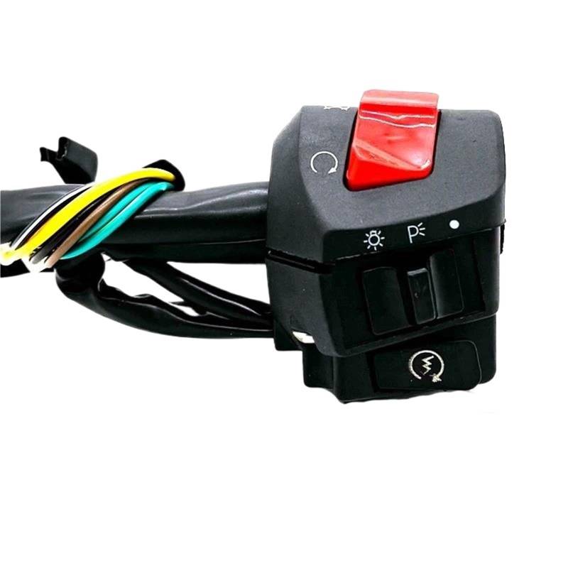 JIOEWS Motorrad Schalter Control Motorrad Schalter Motorrad Hupe Taste Blinker Elektrische Nebel Lampe Licht Start Lenker Controller Schalter Schalterelement(2) von JIOEWS