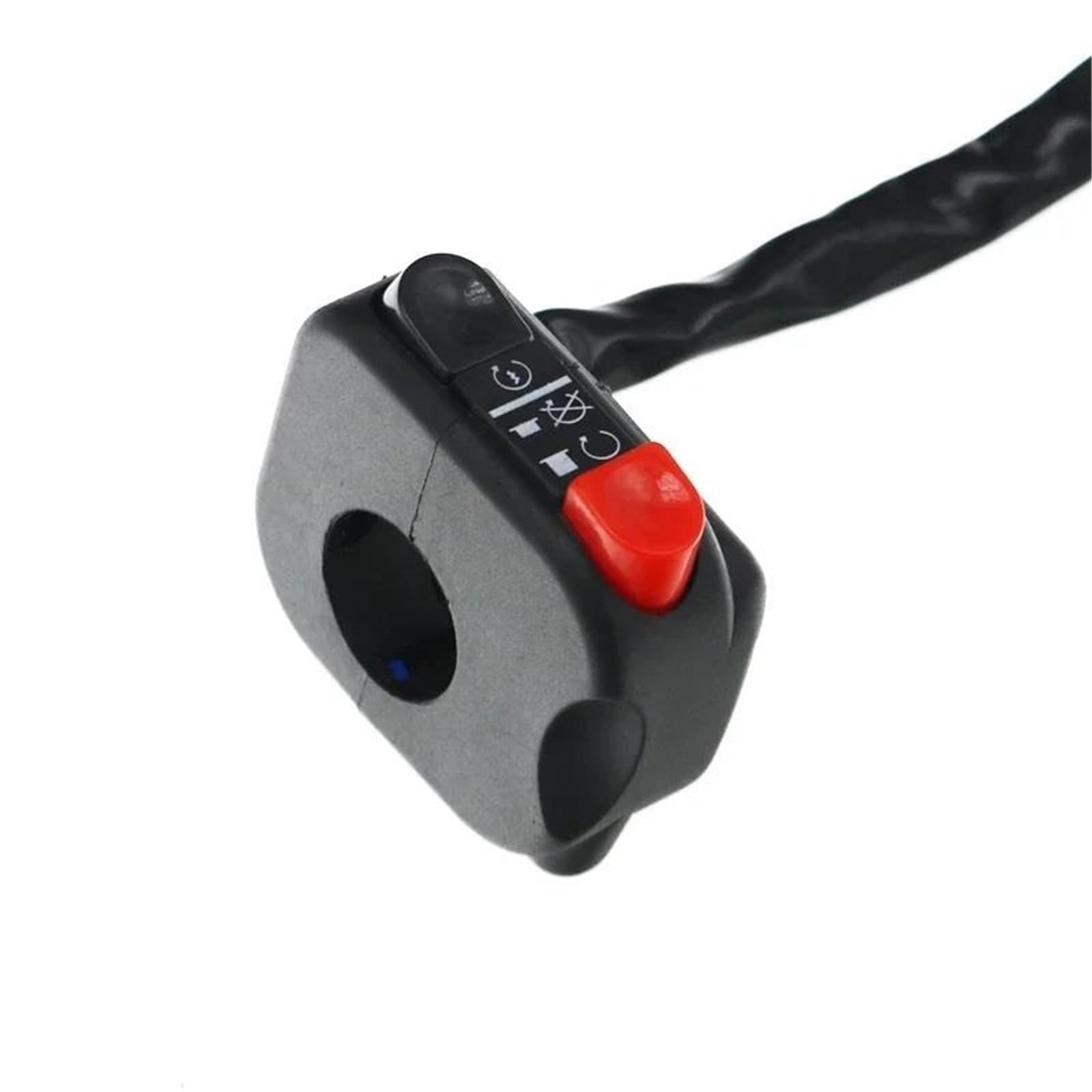JIOEWS Motorrad Schalter Control Motorrad Schalter Motorrad Hupe Taste Blinker Elektrische Nebel Lampe Licht Start Lenker Controller Schalter Schalterelement(4) von JIOEWS