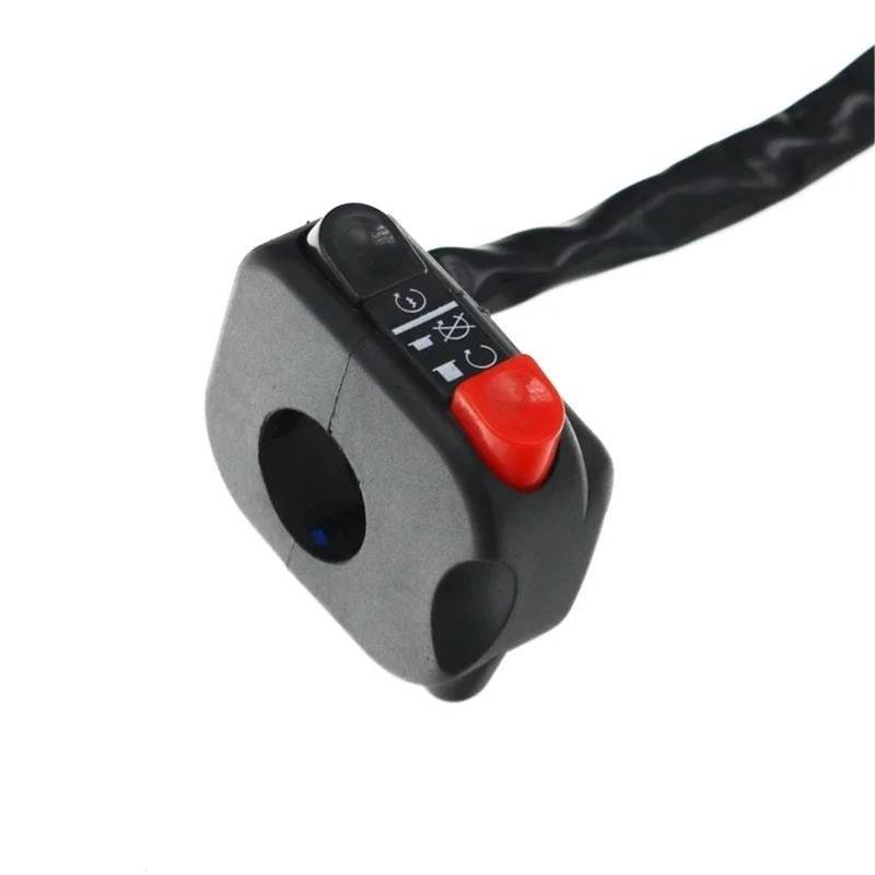 JIOEWS Motorrad Schalter Control Motorrad Schalter Motorrad Hupe Taste Blinker Elektrische Nebel Lampe Licht Start Lenker Controller Schalter Schalterelement(4) von JIOEWS
