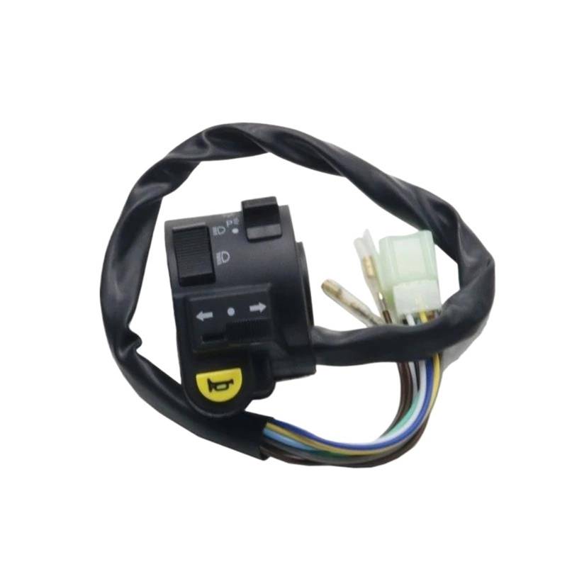 JIOEWS Motorrad Schalter Control Motorrad Scheinwerfer Nebelscheinwerfer Blinker Schalter 22mm Lenker Control Hron Schalter Taste Universal Griffschalter Motorrad von JIOEWS