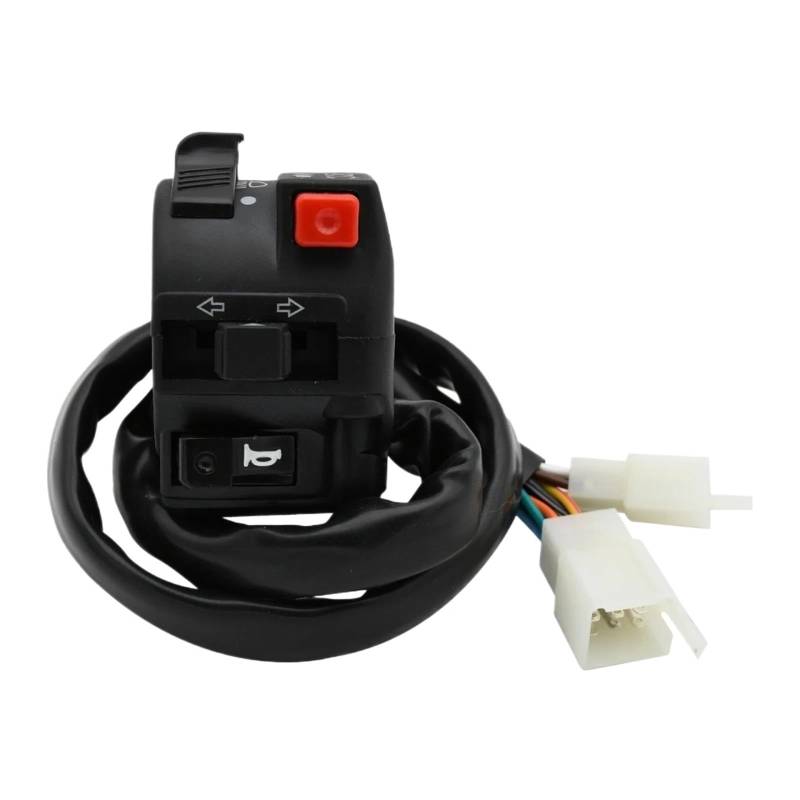 JIOEWS Motorrad Schalter Control Motorrad Weit In Der Nähe Licht Schalter Licht Taste Blinker Horn Schalter Für ATV Motocross Roller Schalterelement von JIOEWS
