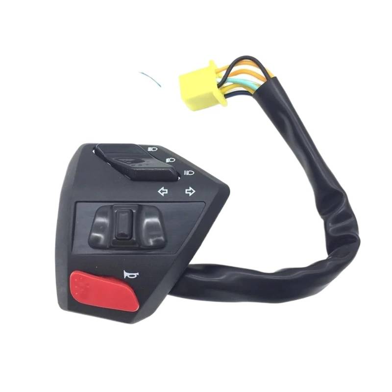 JIOEWS Motorrad Schalter Control Original Motorrad Roller Lenker Blinker Horn Switch Control Für Haojue VR150 150cc HJ150T-19 Aftermarket Teile Schalterelement(3) von JIOEWS