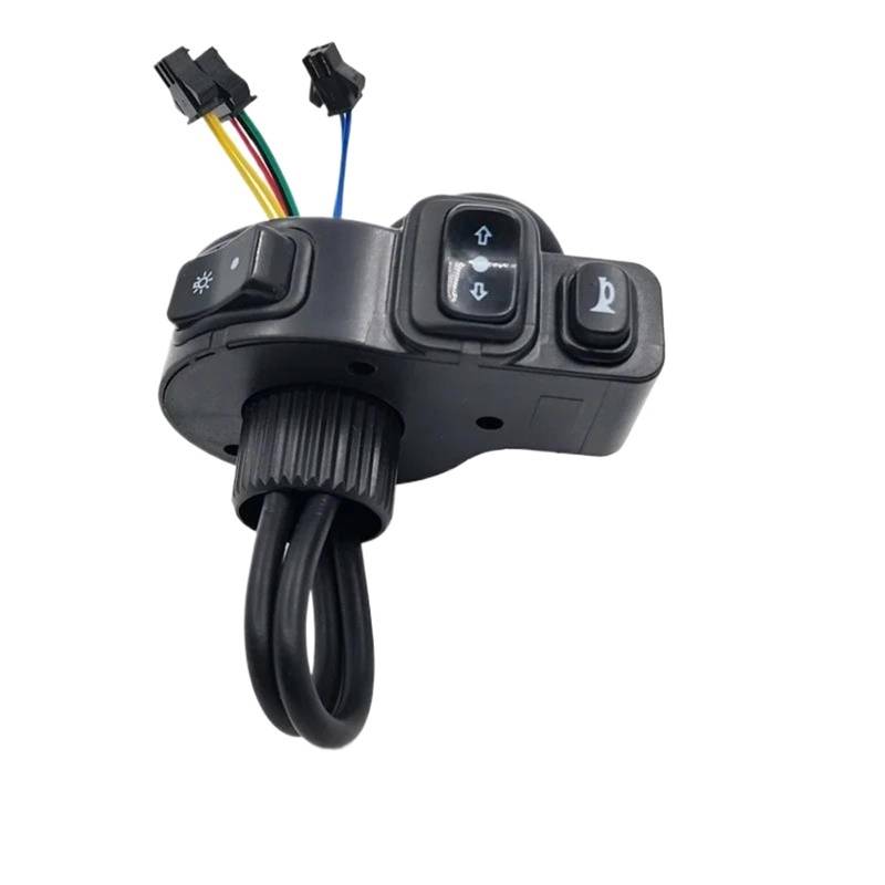 JIOEWS Motorrad Schalter Control Universal Für 22mm Lenker 3In1 Motorrad Elektrische Fahrrad Roller ATV Blinker Horn EIN/AUS-Taste Quad Licht Schalter Schalterelement von JIOEWS
