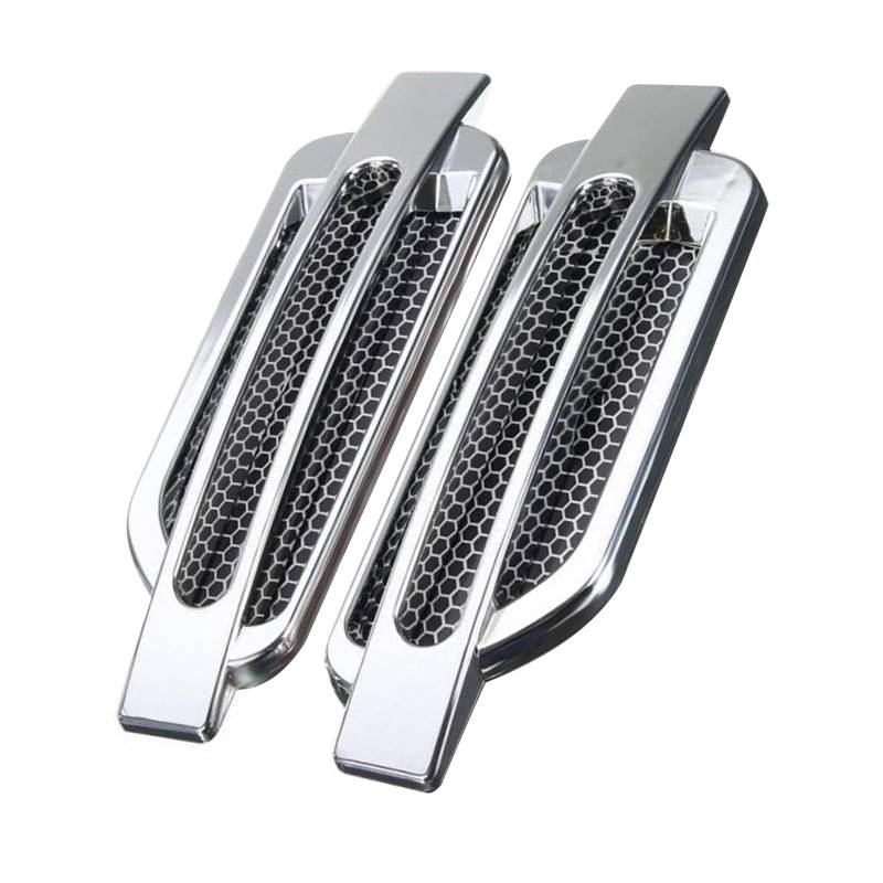 JISADER 2X Side Decoration Decoration Decoration Simulation, Silber von JISADER
