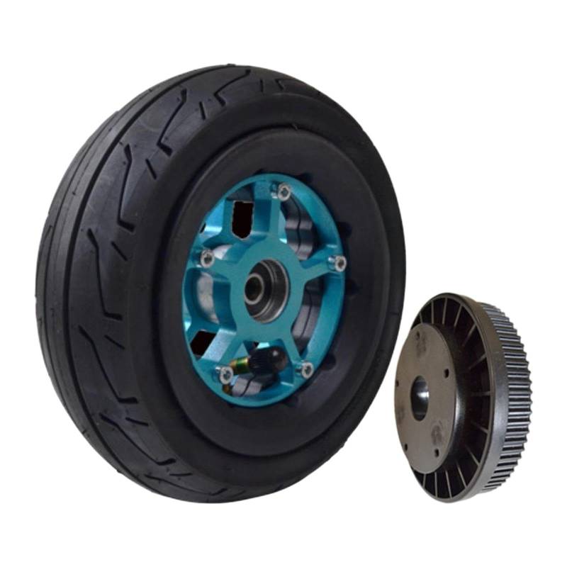 JISADER Scooter -Reifen -Skateboard -Wheel -Männer Frauen Ersatzteile vielseitig, einfach zu installieren, um Roller -Rad Hub -Reifen zu installieren, Blaues Hinterrad von JISADER