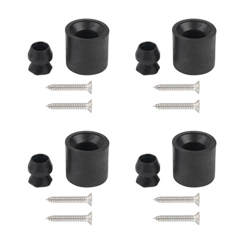 JITNGM 4PCS Utility Trailer Türhalter Set Fade Resistant Gummistoppers Wetterfestes Anhängerteil Einfach Für Pferdeanhänger von JITNGM
