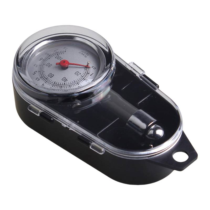 JITNGM Testwerkzeug Rostfreier Reifendruckmessgerät 0-100PSI Tragbarer Reifenluftdrucktester Für Automatisch Einfach Zu Lesen von JITNGM