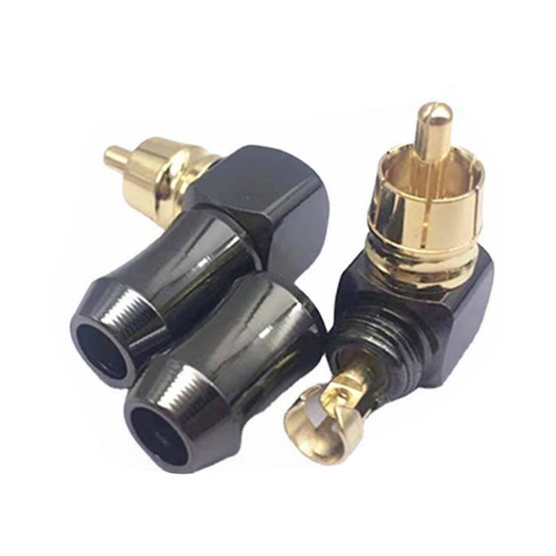 Set Von 3 Einfachen Installionadaptern Gold Sturdy Messing Tragbar Für Einfache Installationen Und Klare Klangqualität von JITNGM
