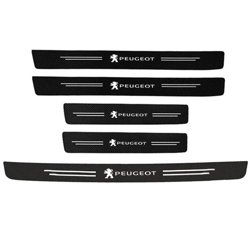 5 Stück Auto Einstiegsleisten Schutz für Peugeot 2008 3008 4008 5008 2010 2011 2012 2013 2014 2015, Auto Einstiegsleisten Aufkleber Anti Scratch Türschweller Schutz Leisten Auto Zubehör,D 5 Stück Auto Einstiegsleisten Schutz für Peugeot 2008 3008 4008 5008 2010 2011 2012 2013 2014 2015, Auto Einstiegsleisten Aufkleber Anti Scratch Türschweller Schutz Leisten Auto Zubehör,D von JIYIFAN