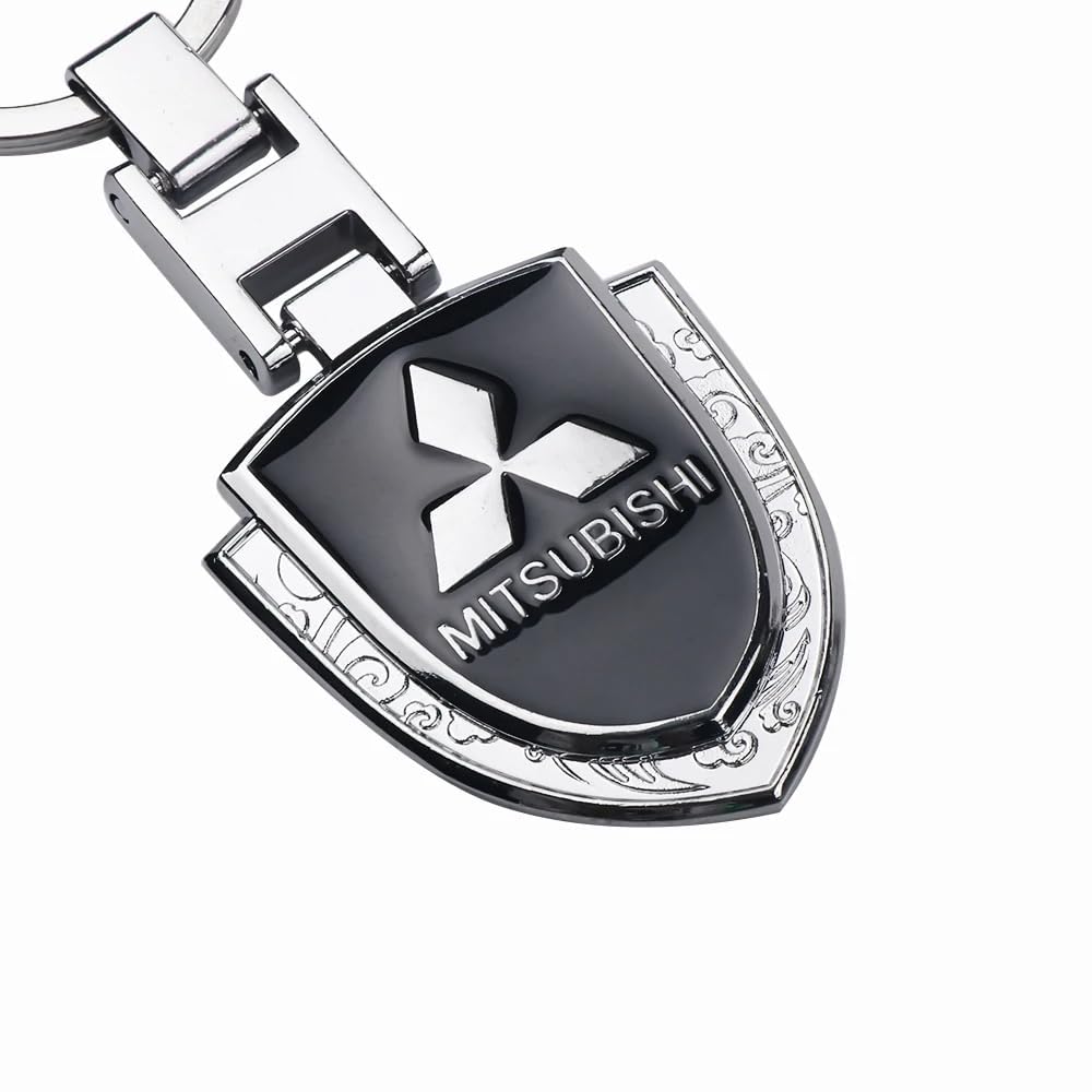 Auto Schlüsselanhänger für Mitsubishi Space Star 2019-2023 2024, Schlüsselanhänger mit dem Logo für Auto Individuell als Geschenk Für Autofans,Silver Auto Schlüsselanhänger für Mitsubishi Space Star 2019-2023 2024, Schlüsselanhänger mit dem Logo für Auto Individuell als Geschenk Für Autofans,Silver von JIYIFAN