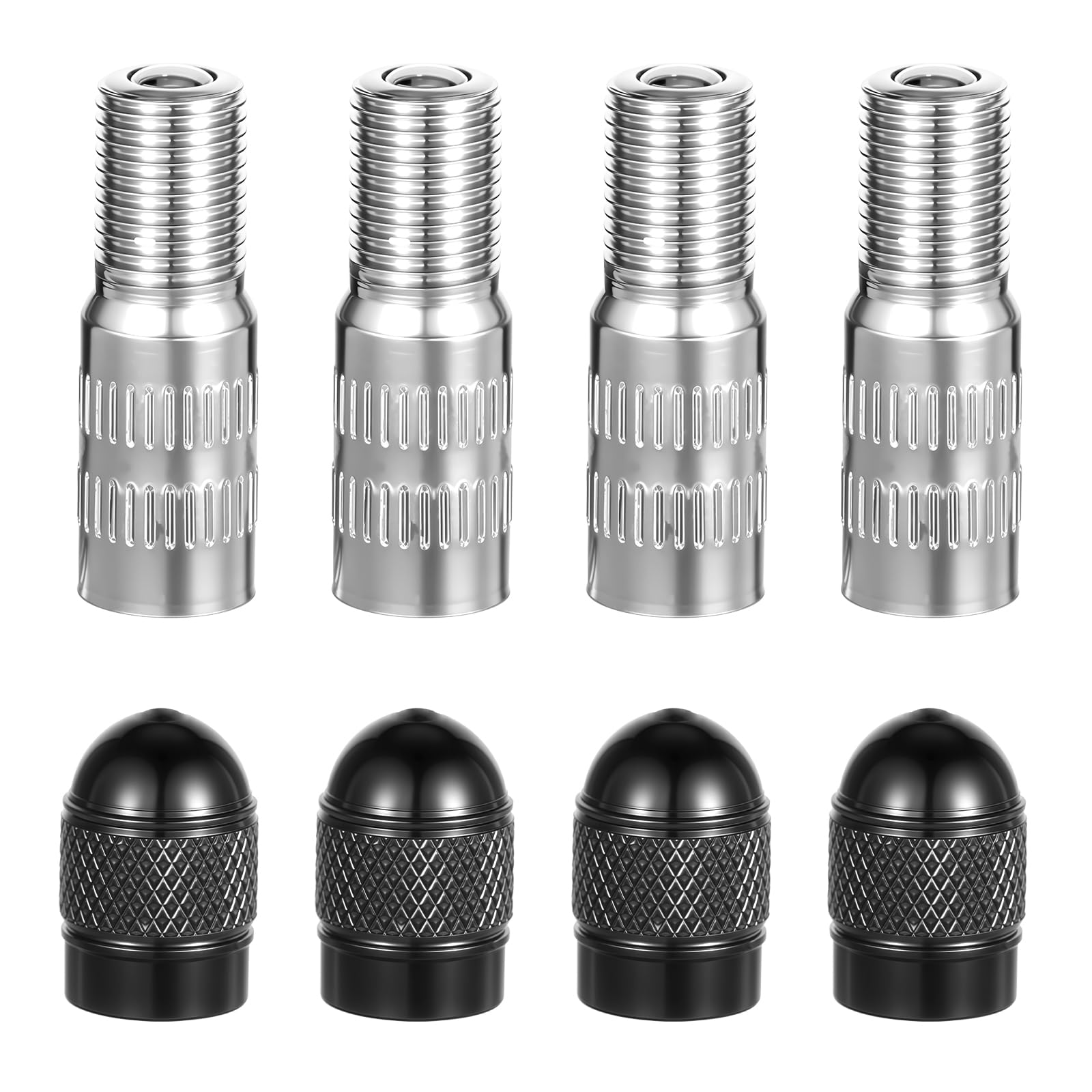 JIYIN 4 Stück 27mm Ventilverlängerung Autoventil Set, Autoventil Verlängerung Autoventil Ventil Verlängerung Adapter Verlängerung Ventilkappe Ventil Verlängerung für Scooter Auto LKW JIYIN 4 Stück 27mm Ventilverlängerung Autoventil Set, Autoventil Verlängerung Autoventil Ventil Verlängerung Adapter Verlängerung Ventilkappe Ventil Verlängerung für Scooter Auto LKW von JIYIN
