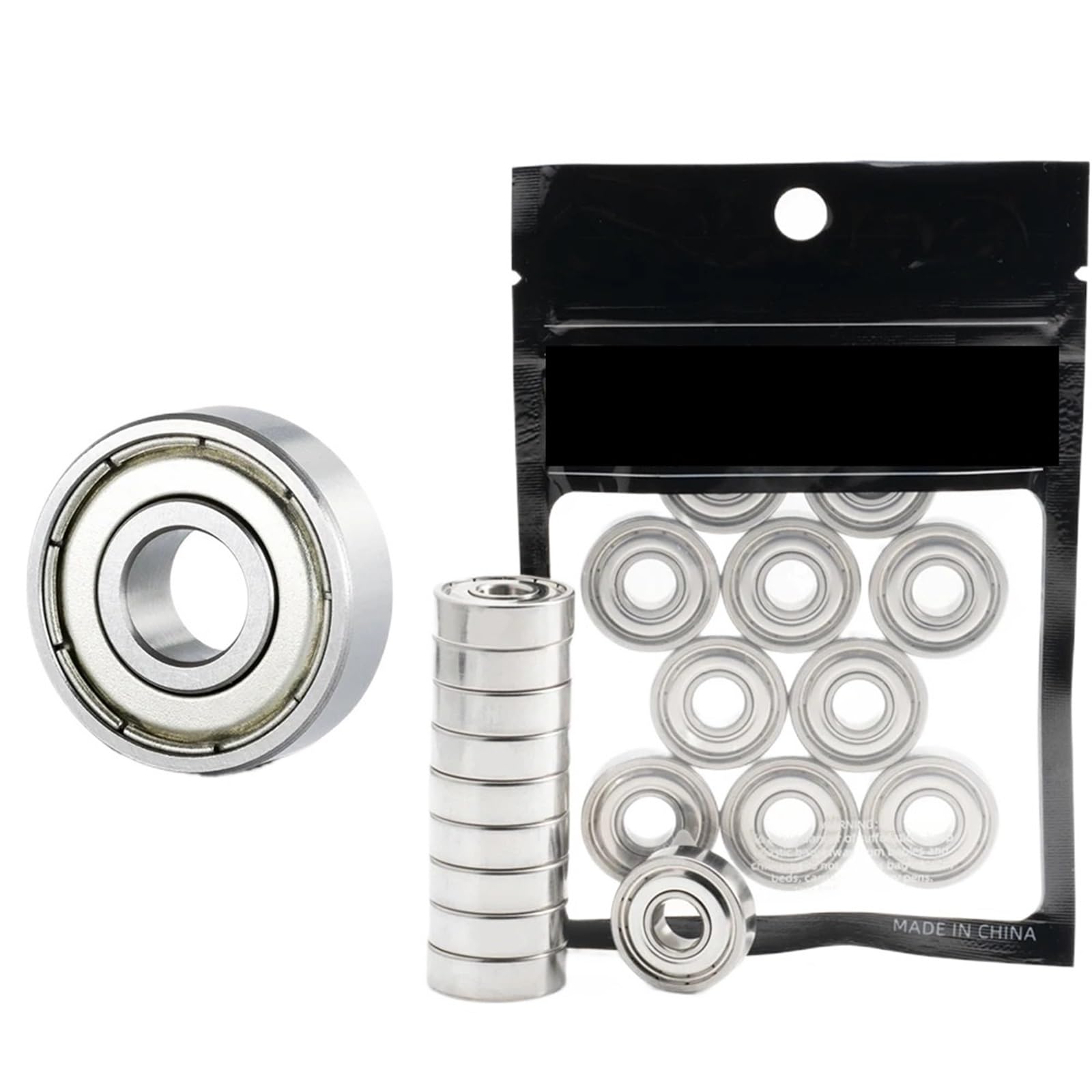 10-40Pcs Kugellager Räder 3D Drucker Miniatur Lager 608ZZ 623ZZ 625ZZ 685ZZ 688ZZ 687ZZ Rad Mehrere Tiefe Nut(687zz,20Pcs) von JJCFGRDM