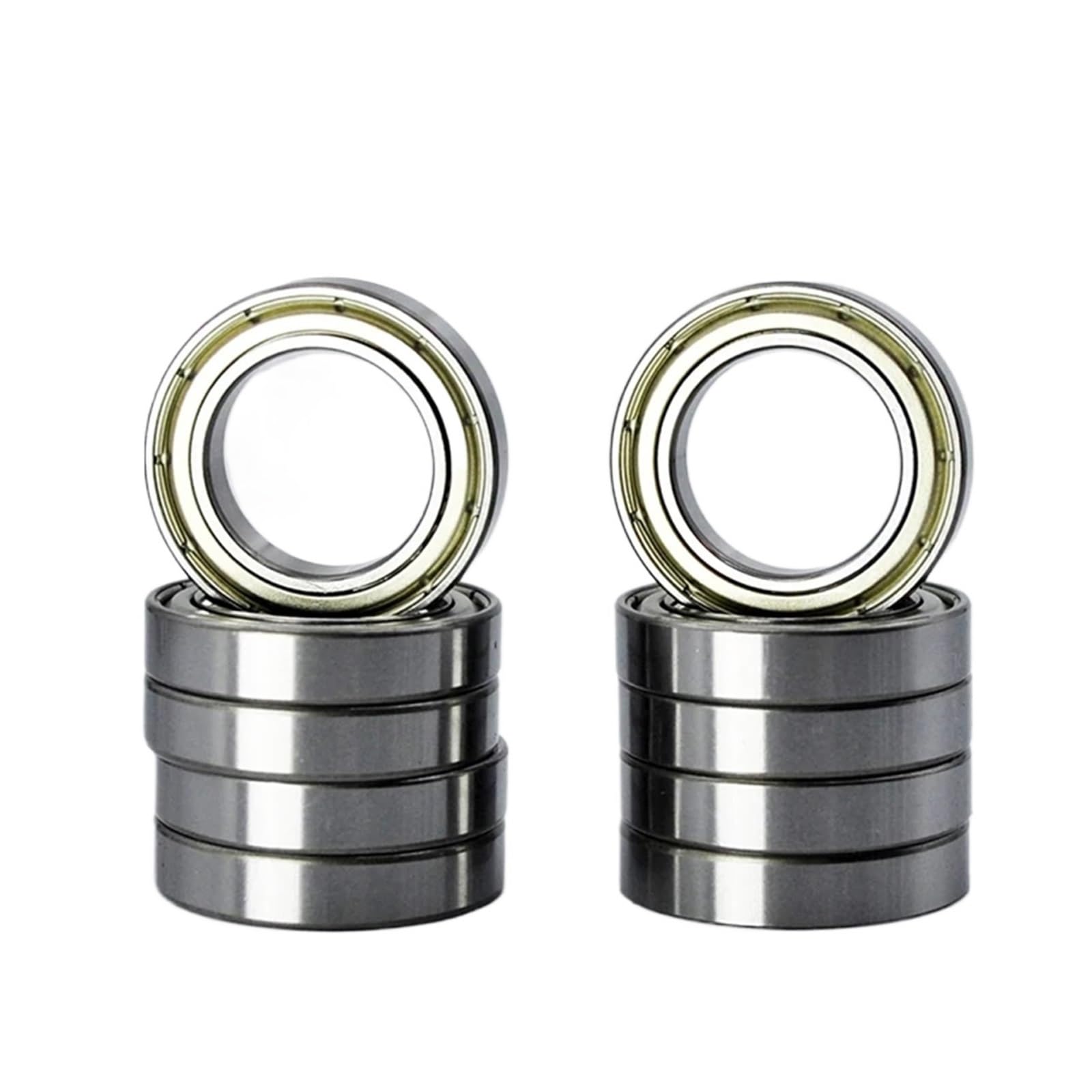 10 stücke 6802 2RS ZZ 15 * 24 * 5mm 6802RS 6800Z DDU 2Z Innen Durchmesser 15 mm Chrom Stahl tiefe Nut Bikes Fahrräder Kugellager(6802 ZZ Premium) von JJCFGRDM