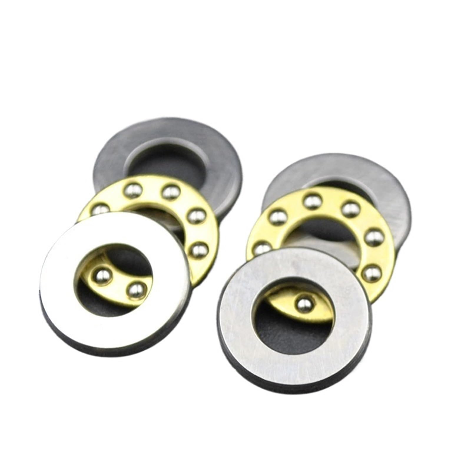 F5-10M f5 10m Axial-kugellager 5x12x4mm miniatur planaren lager Innen Durchmesser 5mm Mini Axial Kugellager(2Pcs) von JJCFGRDM