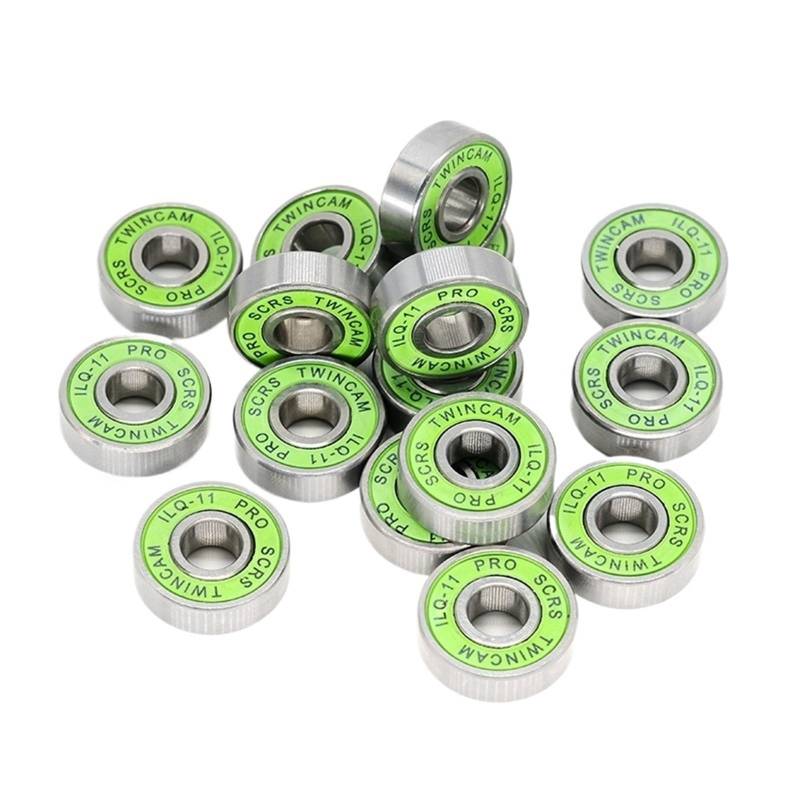 JJCFGRDM 8 Stück Rollschuh-Radlager Deep Groove 608RS ILQ-11 Green Seal ABEC-9 Miniatur-Kugellager for Skateboard von JJCFGRDM