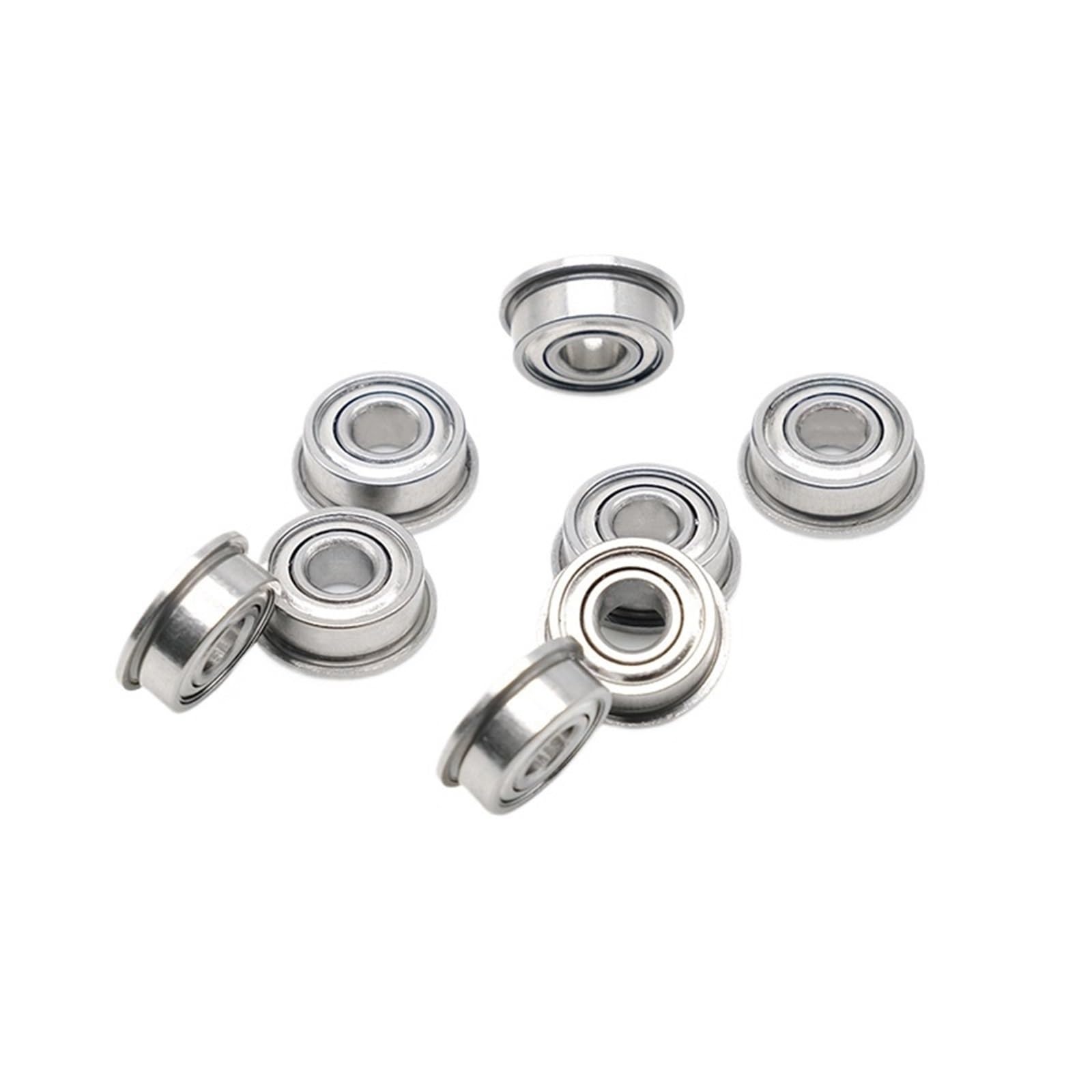 MF104ZZ Flanschlager 4x10x4 mm ABEC-7 (10 Stück) Miniatur-Flanschkugellager MF104 Z ZZ von JJCFGRDM