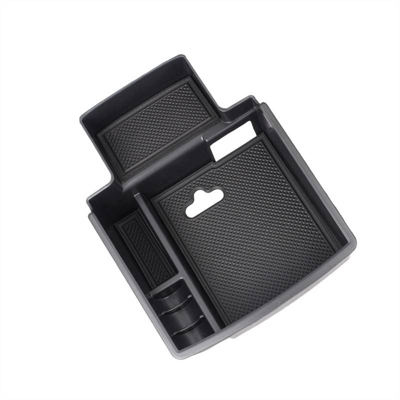 JJRFVBGT Auto Armlehne Aufbewahrungsbox Kompatibel Mit Q5 2009 2010 2011 2012 2013 2014 2015 2016 2017 Mittelkonsole Aufbewahrungsbox Zubehör Auto Zentrale Steuerung Tray von JJRFVBGT