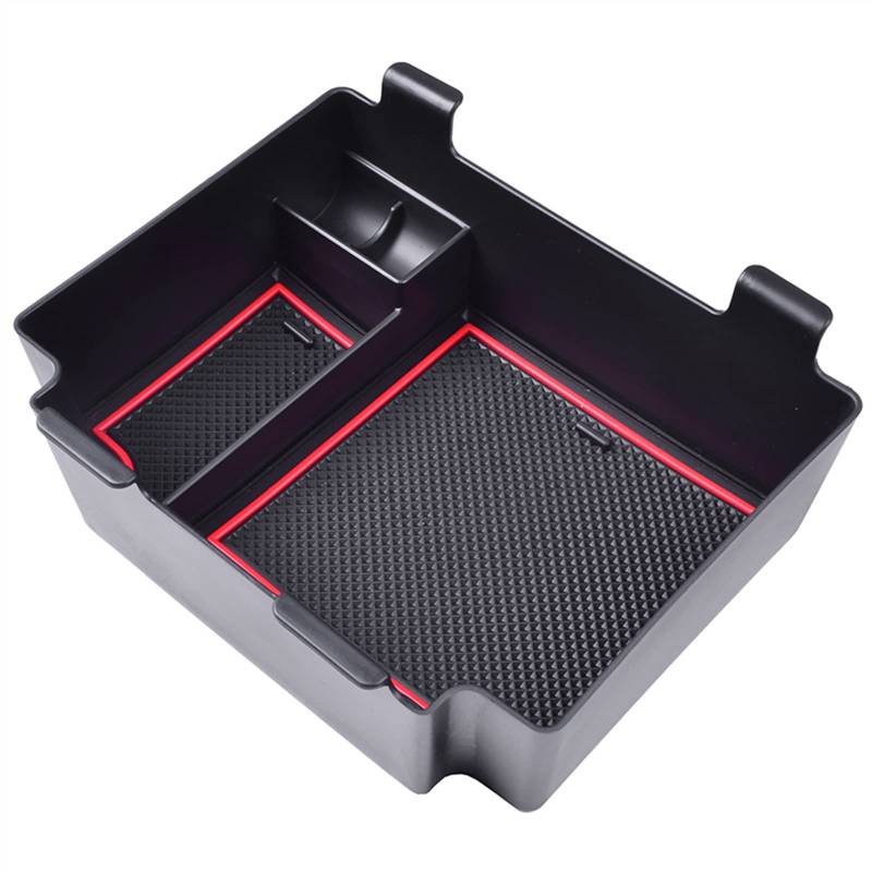 JJRFVBGT Auto-Armlehnen-Aufbewahrungsbox Kompatibel Mit Acura RDX 2022 2023 Mittelkonsolenablage Organizer Box Autoinnenausstattung Auto Zentrale Steuerung Tray(002) von JJRFVBGT