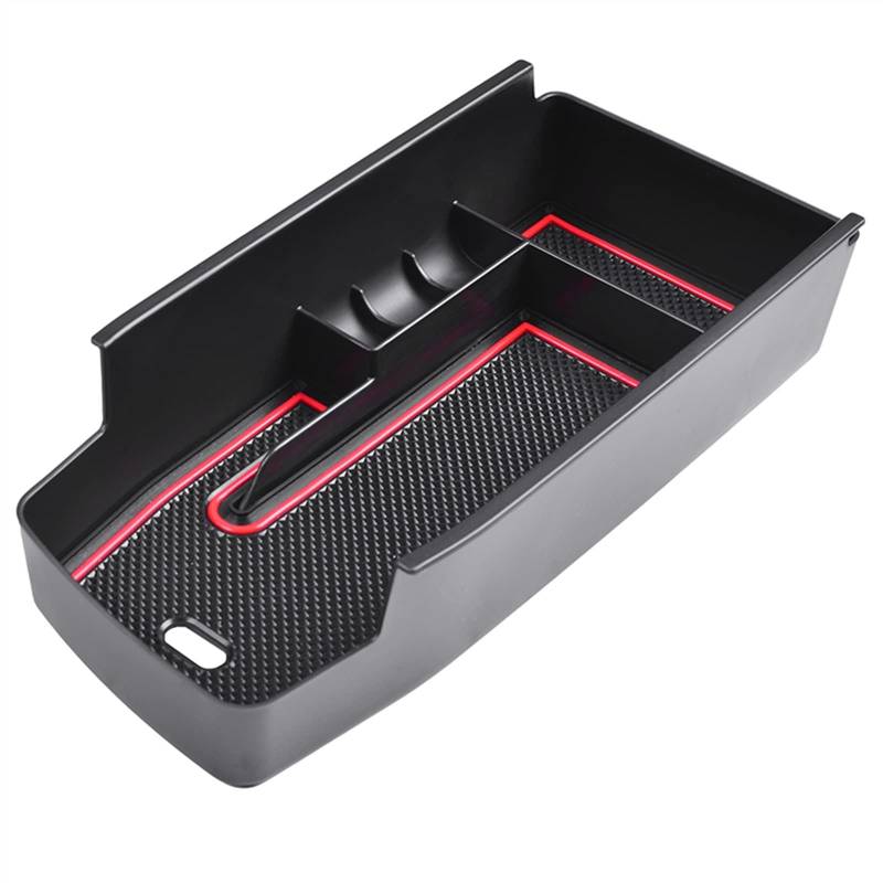 JJRFVBGT Auto-Armlehnen-Aufbewahrungsbox Kompatibel Mit Chevy Für Bolt EUV EV 2022 2023 Mittelkonsolen-Aufbewahrungsbox Innenausstattung Auto Zentrale Steuerung Tray(003) von JJRFVBGT