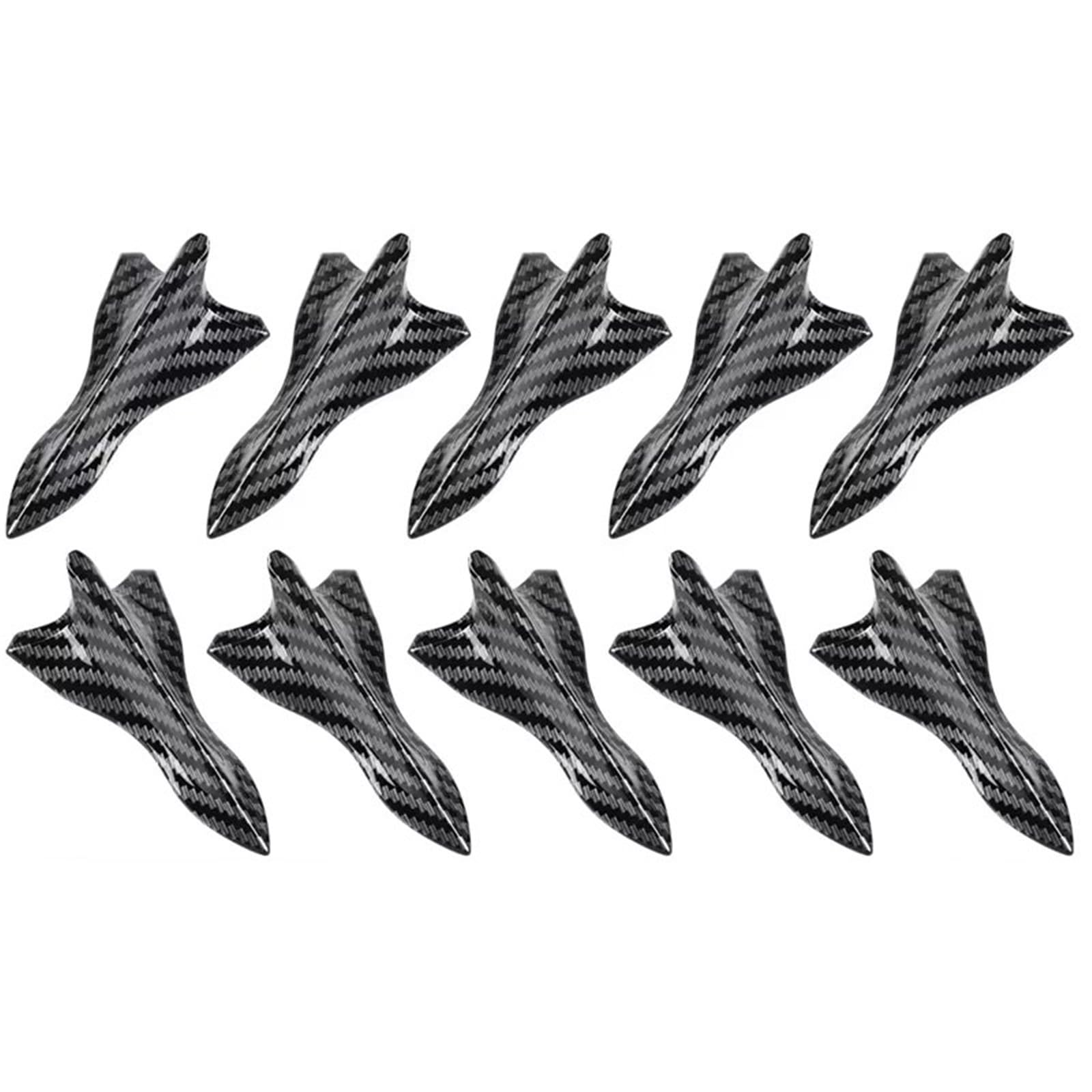 JJRFVBGT Auto Kofferraumspoiler 10PCS Universal Auto Dach Shark Fin Dekorative Antenne Antenne Abdeckung Spoiler Auto Liefert Außen Ersatz Zubehör(Type 3) von JJRFVBGT