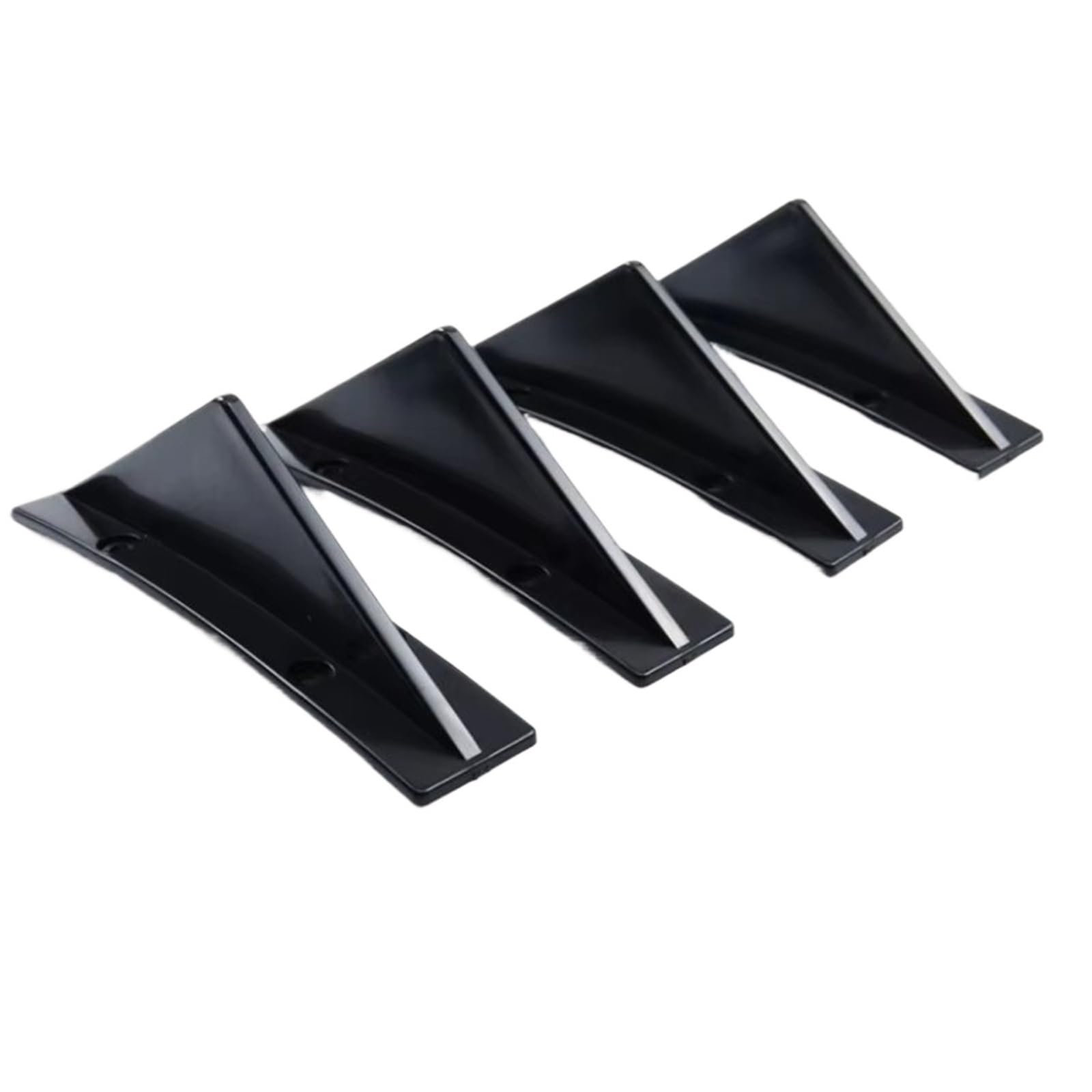 JJRFVBGT Auto Kofferraumspoiler 4 Stück Auto-Heckstoßstange Lippendiffusor Splitter Spoiler Kratzschutz Fin-Zierkappen Universelles Außenzubehör(Set 5) von JJRFVBGT
