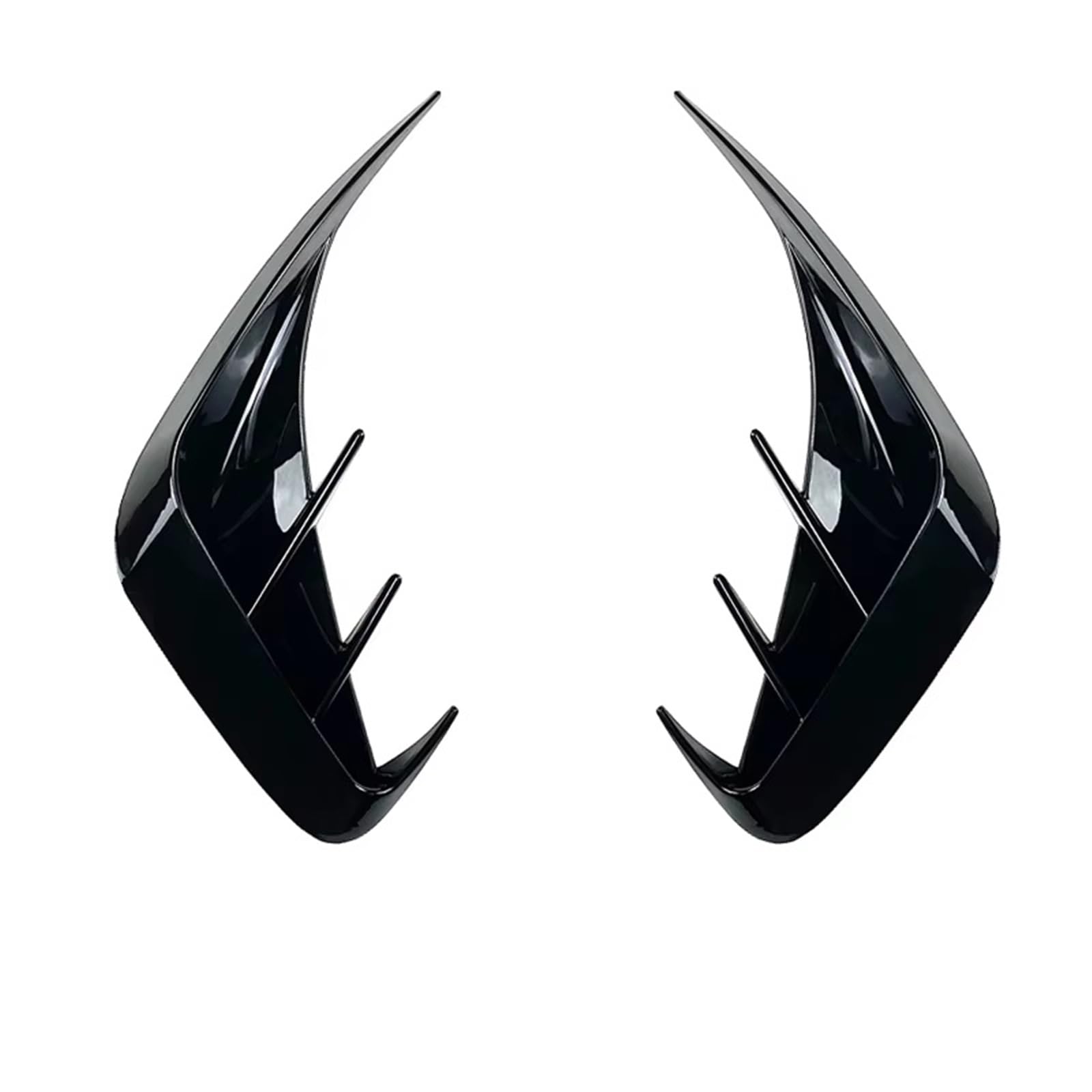 JJRFVBGT Auto Kofferraumspoiler Kompatibel Mit 3er-Serie Für G20 G28 318i 320i 330i 2019 2020 2021 2022 Auto-Heckstoßstangen-Splitter Spoiler Canard-Außen-Tuning-Zubehör(Black) von JJRFVBGT