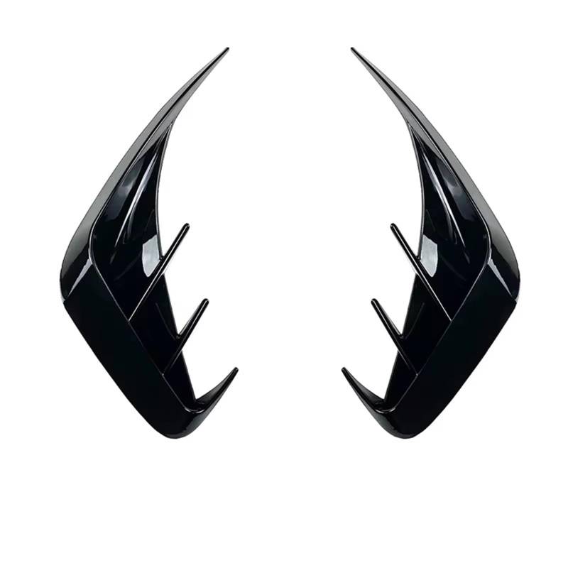 JJRFVBGT Auto Kofferraumspoiler Kompatibel Mit 3er-Serie Für G20 G28 318i 320i 330i 2019 2020 2021 2022 Auto-Heckstoßstangen-Splitter Spoiler Canard-Außen-Tuning-Zubehör(Black) von JJRFVBGT