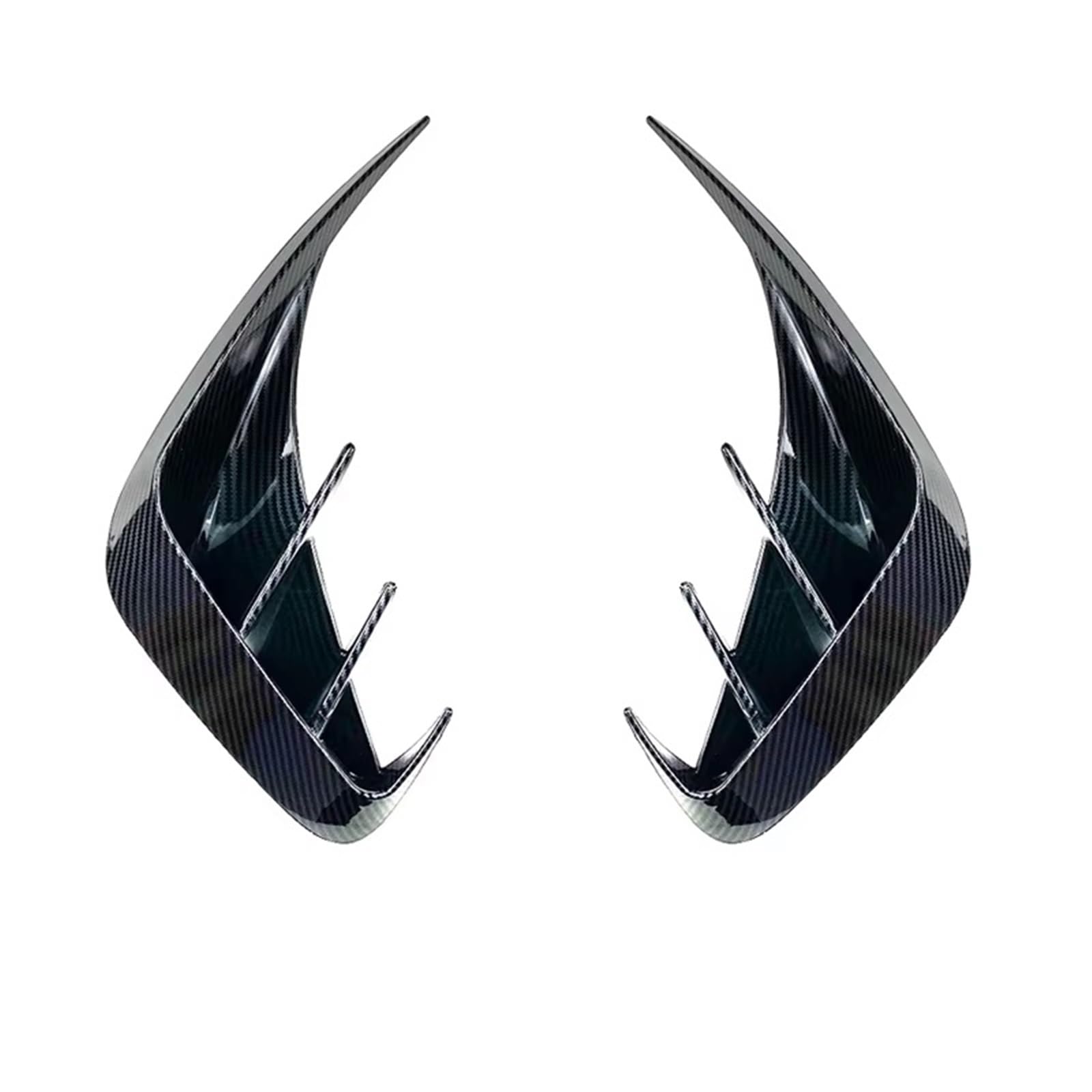 JJRFVBGT Auto Kofferraumspoiler Kompatibel Mit 3er-Serie Für G20 G28 318i 320i 330i 2019 2020 2021 2022 Auto-Heckstoßstangen-Splitter Spoiler Canard-Außen-Tuning-Zubehör(Carbon) von JJRFVBGT